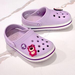 Crocs | Kids Girls Unisex Lavender Purple Slip on Shoes Slides Size 8 Toddler